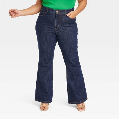 Women's High-Rise Relaxed Flare Jeans - Ava & Viv™ - Image 4