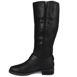 Journee Collection Womens Meg Stacked Heel Riding Boots