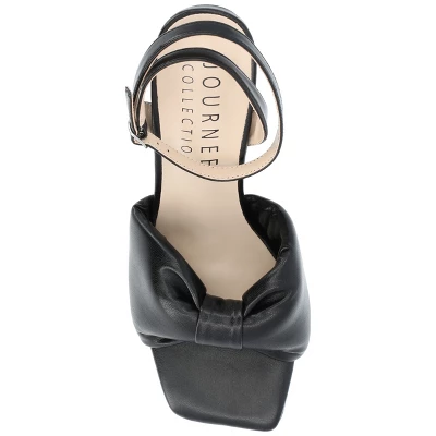 Journee Collection Womens Lottey Tru Comfort Foam Mid Heel Ankle Strap Sandals - Image 3