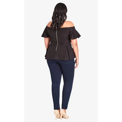Women's Plus Size Harley Regular Skinny Jean - Denim | CITY CHIC