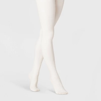 Women's Flat Knit Fleece Lined Tights - A New Day™ - Image 3