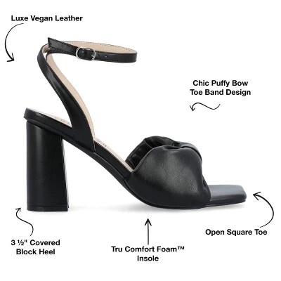 Journee Collection Womens Lottey Tru Comfort Foam Mid Heel Ankle Strap Sandals - Image 7