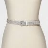 Women's Rhinestone Belt - Wild Fable™ White