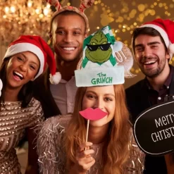 Dr. Seuss Dr. Suess The Grinch Who Stole Christmas Santa Hat 16"