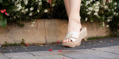 GC Shoes Justina Buckle Comfort Slide Wedge Sandals - Image 8