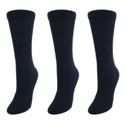 CTM Women's Cushioned Diabetic Crew Socks (3 Pair Pack)