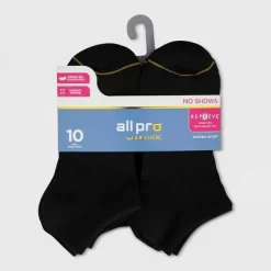 All Pro By Gold Toe Women's Lightweight 10pk No Show Athletic Socks - 4-10