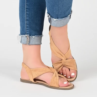 Journee Collection Womens Deleece Tru Comfort Foam Sling Back Low Block Heel Sandals - Image 8