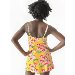 Lime Ricki Women's Claus Swim Dress