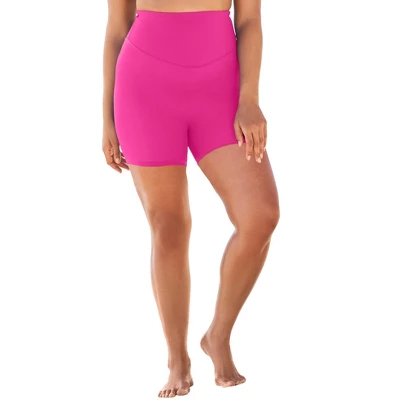 Swim 365 Women’s Plus Size 360° Powermesh Swim Boy Short - Image 4