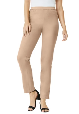 Jessica London Women’s Plus Size Straight Leg Stretch Denim Jeggings - Image 5