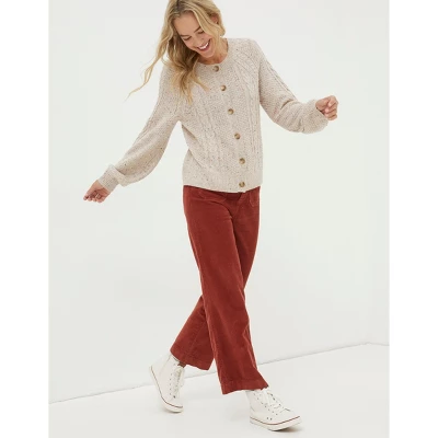 FatFace Womens Chloe Cable Crew Cardigan - Image 3