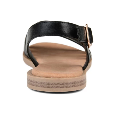 Journee Collection Womens Solay Ankle Strap Flat Sandals - Image 2