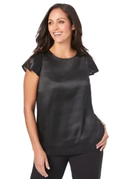 Jessica London Women’s Plus Size Satin Blouse