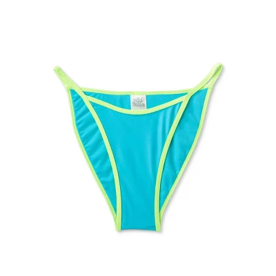 Women's Colorblock High Leg Cheeky Bikini Bottom - Wild Fable™ - Image 5