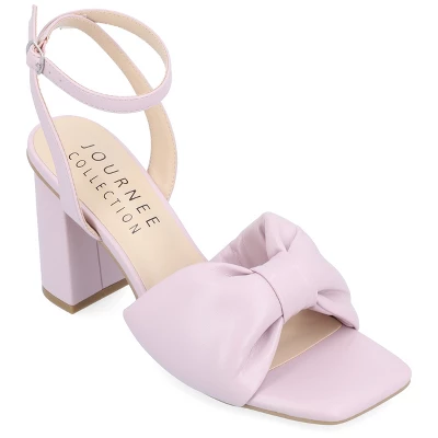 Journee Collection Womens Lottey Tru Comfort Foam Mid Heel Ankle Strap Sandals - Image 11