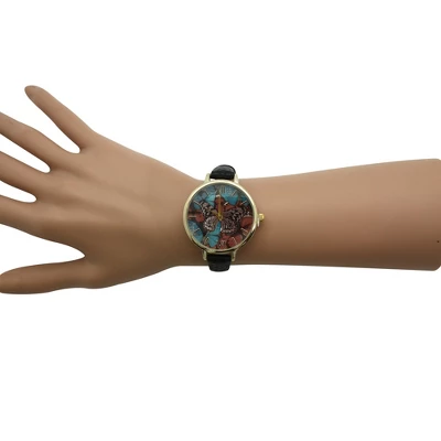 Olivia Pratt Faux Leather Butterflies Dial Women Watch - Image 6