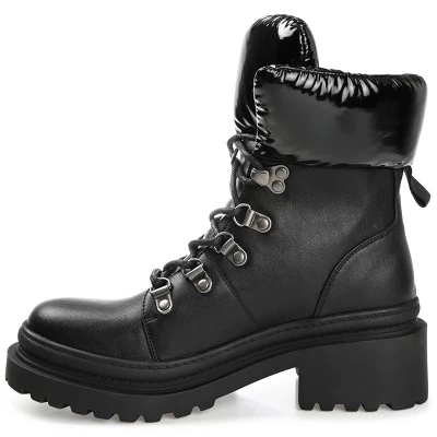 Journee Collection Womens Irrah Round Toe Block Heel Ankle Booties