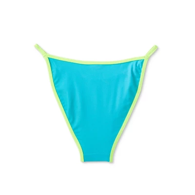 Women's Colorblock High Leg Cheeky Bikini Bottom - Wild Fable™ - Image 6
