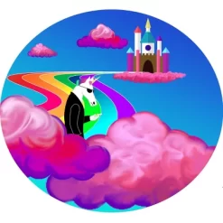 Junior's Design By Humans Smokes In The Sky By LilLogan T-Shirt