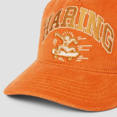 Men's Keith Haring Cotton Trucker Baseball Hat - Orange - Image 2