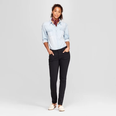 Women's Mid-Rise Curvy Skinny Jeans - Universal Thread - Image 2