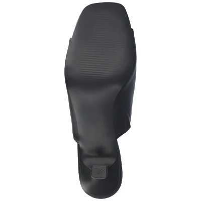 Journee Collection Womens Mercerr Slip On Open Toe Kitten Heel Pump - Image 4