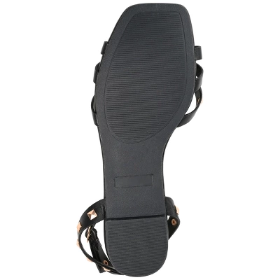 Journee Collection Womens Zendaya Tru Comfort Foam Ankle Strap Low Block Heel Sandals - Image 4