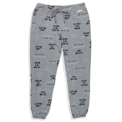 Friends TV Show Womens' Sayings You're My Lobster Jogger Pajama Pants - Image 3