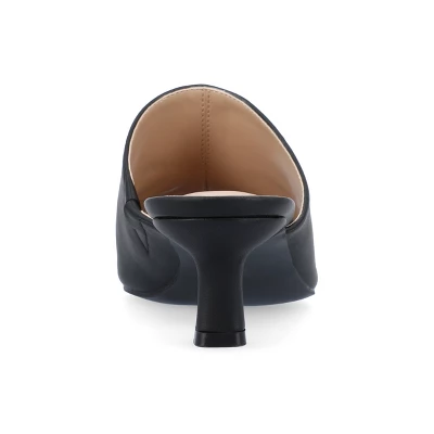 Journee Collection Womens Mercerr Slip On Open Toe Kitten Heel Pump - Image 2