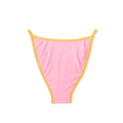 Women's Colorblock High Leg Cheeky Bikini Bottom - Wild Fable™ - Image 8