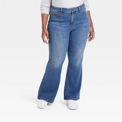 Women's High-Rise Relaxed Flare Jeans - Ava & Viv™ - Image 5
