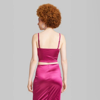 Women's Shine Knit Tiny Tank Top - Wild Fable™ - Image 2