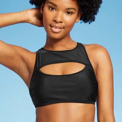 Women's Cut Out High Neck Bikini Top - Wild Fable™ - Image 7