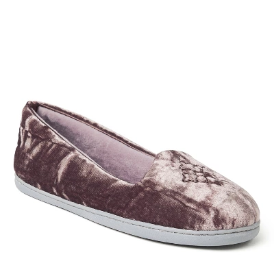 Dearfoams Womens Rebecca Microfiber Velour Closed Back Slipper - Image 11