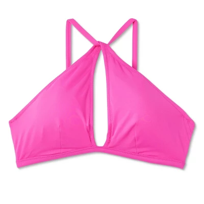 Women's Longline Keyhole Halter Bikini Top - Shade & Shore™ - Image 5